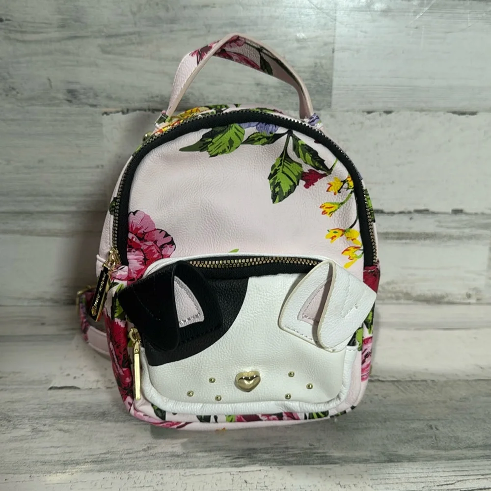 Betsey‎ Johnson Kitsch Backpack CatFloral